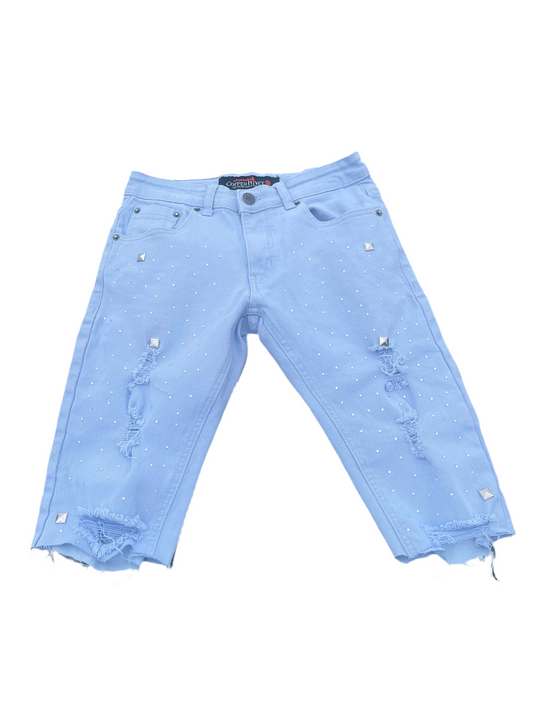 KJE Spiked Denim Custom Jorts